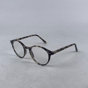 Tijn 761-T28 C6 Eyeglasses Frame Women Black Tie Dye Plastic Oval 48-22-145
